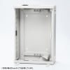 HUBボックス（サーバーラック・19インチ・小型・3U・鍵付き・幅65×奥行20×高さ60cm）