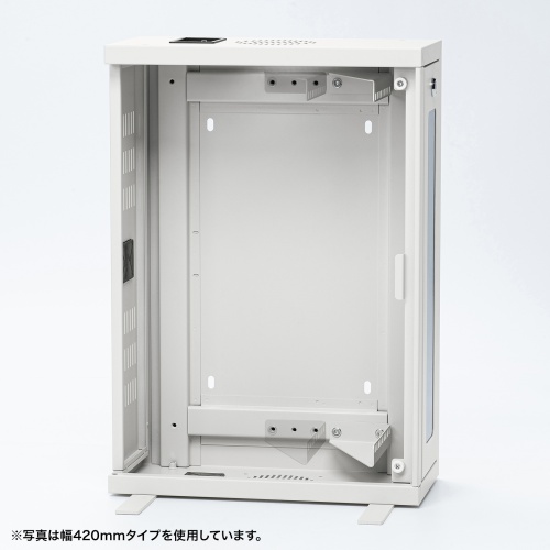 HUBボックス（サーバーラック・19インチ・小型・3U・鍵付き・幅65×奥行20×高さ60cm）