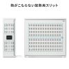 HUBボックス（サーバーラック・19インチ・小型・3U・鍵付き・幅65×奥行20×高さ60cm）