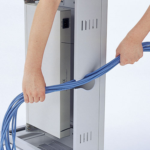 機器収納ボックス（19インチマウント・データセンター・2U・LANハブ・HDD・鍵・床置き・壁掛け・セキュリティ）CP-HBOX2U サンワサプライ