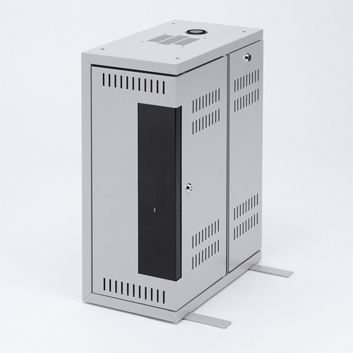 機器収納ボックス（19インチマウント・データセンター・4U・LANハブ・HDD・鍵・床置き・壁掛け・セキュリティ）CP-HBOX4U サンワサプライ