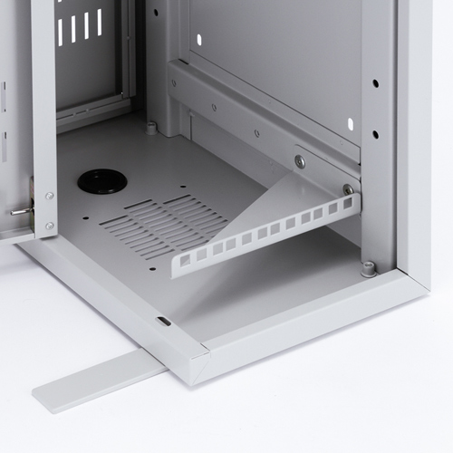 機器収納ボックス（19インチマウント・データセンター・4U・LANハブ・HDD・鍵・床置き・壁掛け・セキュリティ）CP-HBOX4U サンワサプライ