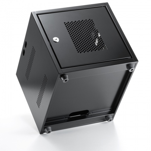 機器収納ボックス（扉付き・データセンター・鍵付き・ケーブル口付き） CP-KBOX6BK サンワサプライ