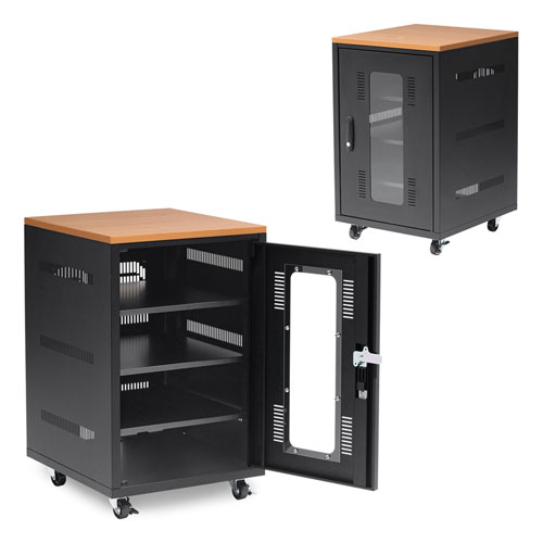 機器収納ボックス(木目天板・データセンター・鍵付き・扉付き・ケーブル口つき) CP-SBOX4572 サンワサプライ