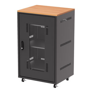 機器収納ボックス(扉付き・データセンター・鍵付き・ケーブル口つき