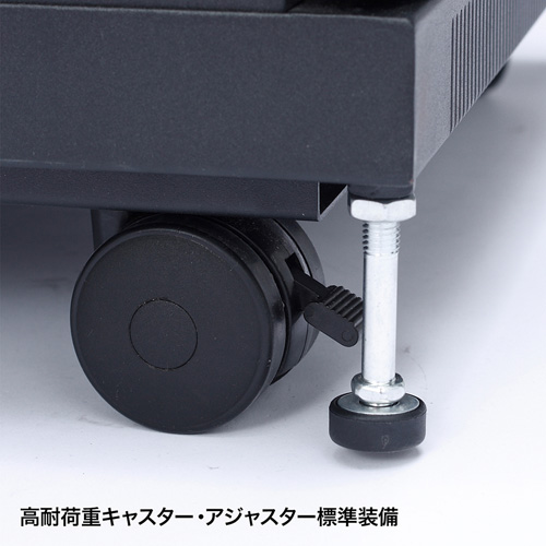 サーバーラック｜19インチマウント・12U・小型・メッシュ扉・キャスター付