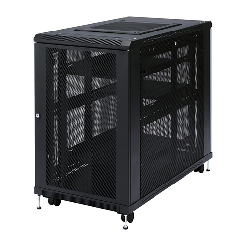 サーバーラック｜19インチマウント・18U・小型・放熱メッシュ・即納対応