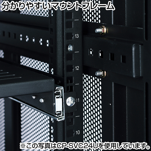 【アウトレット】サーバーラック｜19インチマウント・18U・小型・放熱メッシュ・即納対応