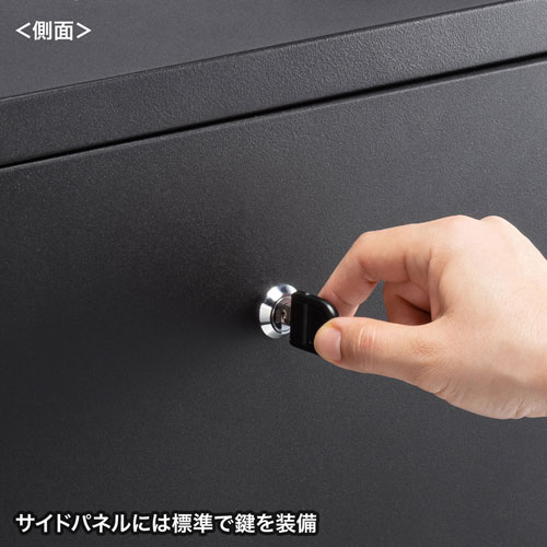 サーバーラック｜19インチマウント・9U・小型・メッシュ扉・鍵付き・可動式