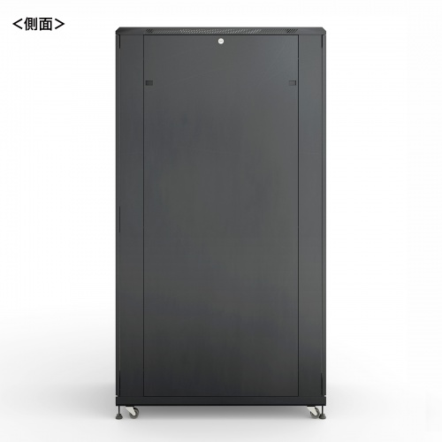 サーバーラック（19インチ・大型・42U・奥行110cm・メッシュパネル・観音扉・棚板×3枚・スライド棚×1枚付き・サンワサプライ製）