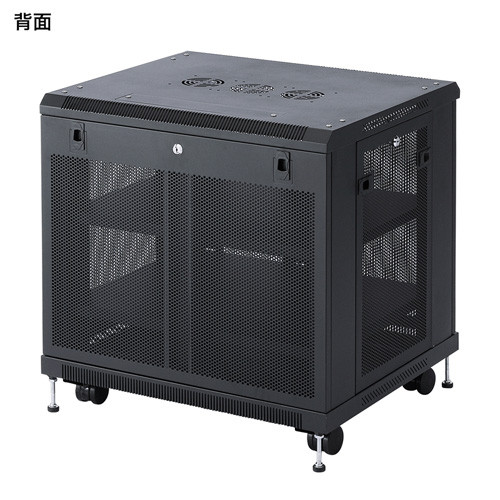 機器収納ボックス（NAS・データセンター・ルーター・ハブ・ネットワーク機器・通信機器・ブラック）CP-SVCMULT1 サンワサプライ