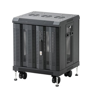 【アウトレット･訳あり・セール】マルチ収納ラック(メッシュパネル・鍵付き・H550)