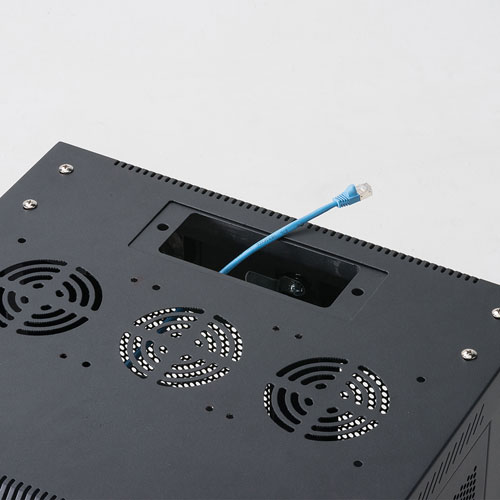 機器収納ボックス（NAS・データセンター・ルーター・ハブ・ネットワーク機器・通信機器・ブラック）CP-SVCMULT5 サンワサプライ