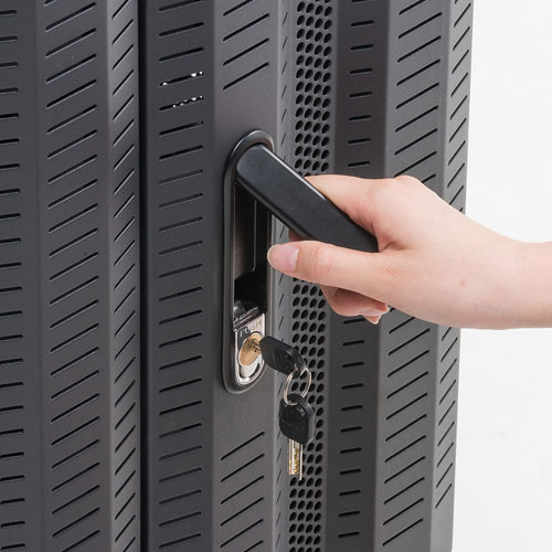 【アウトレット･訳あり・セール】機器収納ラック（NAS・ルーター・ハブ・ネットワーク機器・通信機器・ブラック）CP-SVCMULT6 サンワサプライ