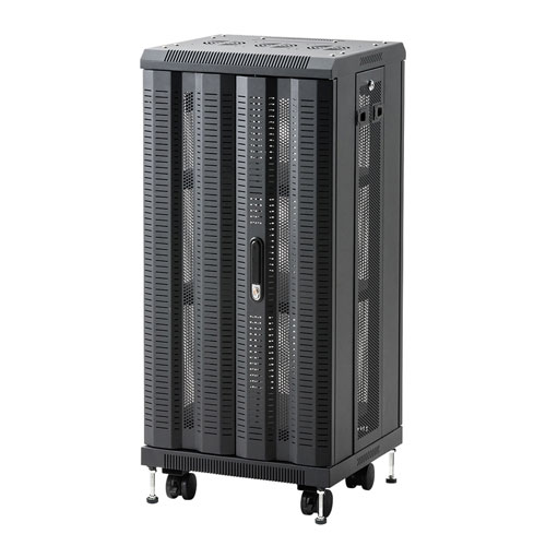 【アウトレット･訳あり・セール】機器収納ラック（NAS・ルーター・ハブ・ネットワーク機器・通信機器・ブラック）CP-SVCMULT6 サンワサプライ