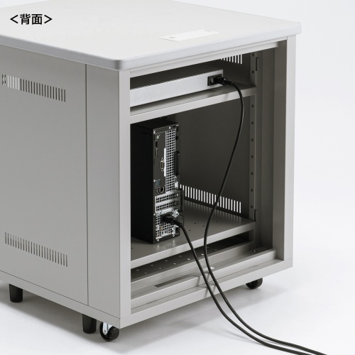 サーバーラック（19インチマウント付きデスク・2ポスト・奥行き70cm・高さ70cm）
