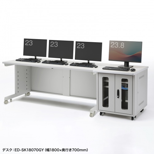 サーバーラック（19インチマウント付きデスク・2ポスト・奥行き70cm・高さ70cm）