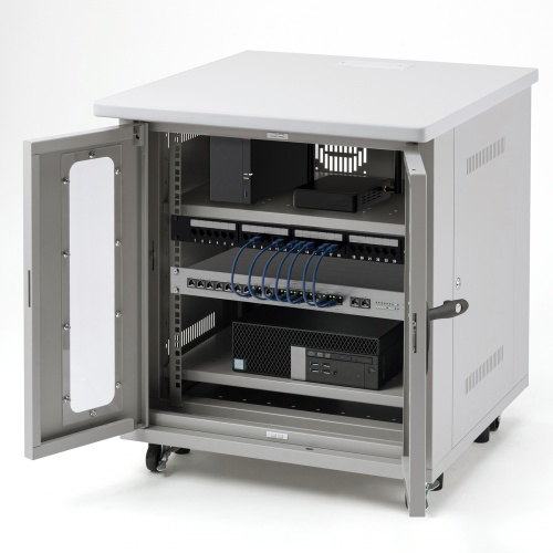 サーバーラック（19インチマウント付きデスク・2ポスト・奥行き70cm・高さ70cm）