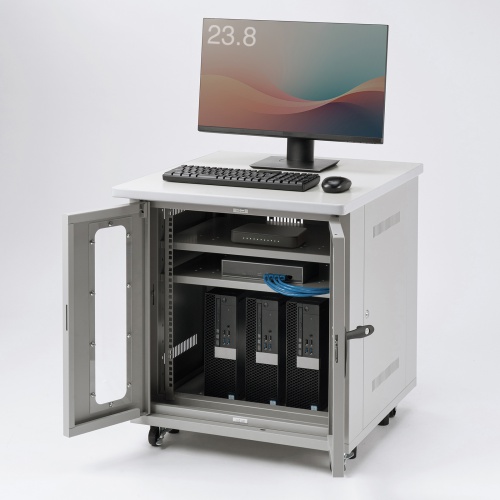 サーバーラック（19インチマウント付きデスク・2ポスト・奥行き70cm・高さ70cm）