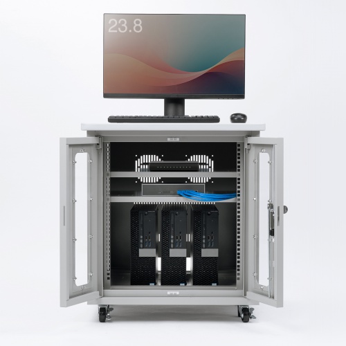 サーバーラック（19インチマウント付きデスク・2ポスト・奥行き70cm・高さ70cm）