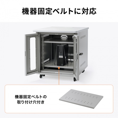 サーバーラック（19インチマウント付きデスク・2ポスト・奥行き70cm・高さ70cm）