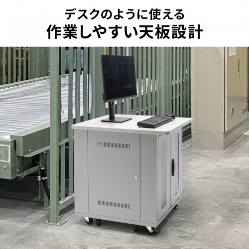 サーバーラック（19インチマウント付きデスク・2ポスト・奥行き70cm・高さ70cm）