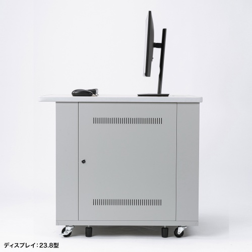 サーバーラック（19インチマウント付きデスク・2ポスト・奥行き80cm・高さ70cm）