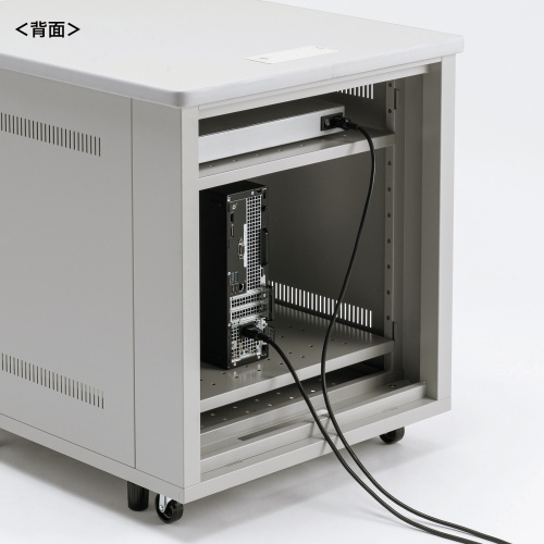 サーバーラック（19インチマウント付きデスク・2ポスト・奥行き80cm・高さ70cm）