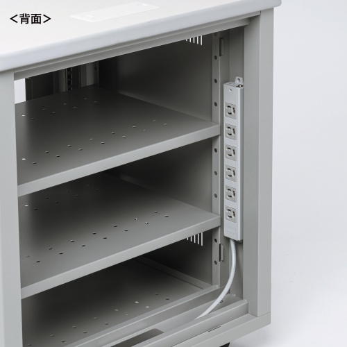 サーバーラック（19インチマウント付きデスク・2ポスト・奥行き80cm・高さ70cm）