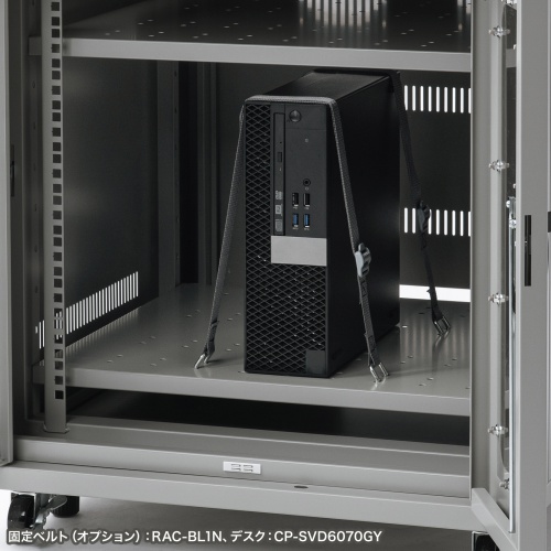 サーバーラック（19インチマウント付きデスク・2ポスト・奥行き80cm・高さ70cm）