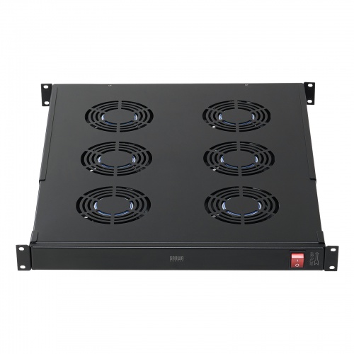 ラックマウント冷却ファンユニット（ファン6台・19インチサーバーラック用）