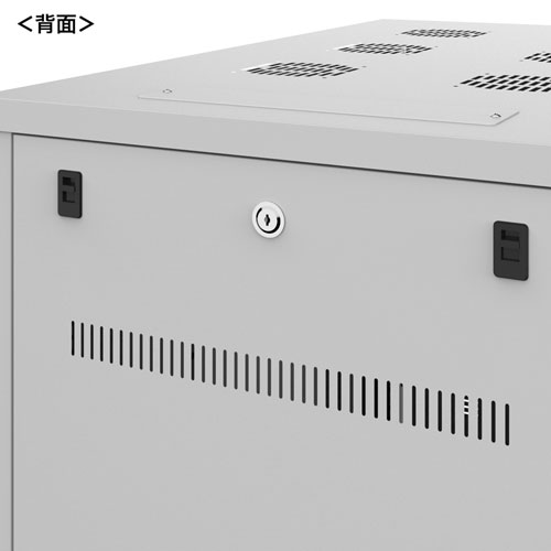 サーバーラック（19インチ・eia・業務用・キャスター・アジャスター・セキュリティ・24U）サンワサプライ CP-SVN2410GYN