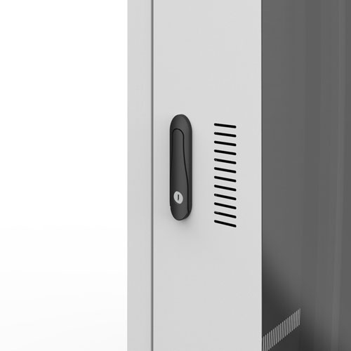 サーバーラック（19インチ・eia・業務用・キャスター・アジャスター・セキュリティ・24U）サンワサプライ CP-SVN2490GYN