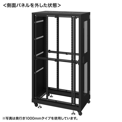 サーバーラック（19インチ・データセンター・eia・業務用・キャスター・アジャスター・セキュリティ・36U）サンワサプライ CP-SVN3690BKN
