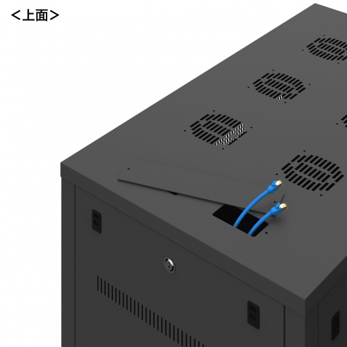 サーバーラック（19インチ・データセンター・eia・業務用・キャスター・アジャスター・セキュリティ・36U）サンワサプライ CP-SVN3690BKN