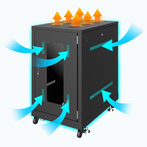 サーバーラック（19インチ・データセンター・eia・業務用・キャスター・アジャスター・セキュリティ・36U）サンワサプライ CP-SVN3690BKN