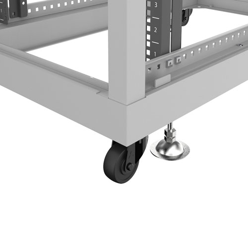 サーバーラック（19インチ・eia・フレーム・放熱・キャスター・アジャスター・42U）サンワサプライ CP-SVN4210NPGYN
