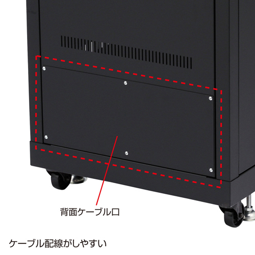 サーバーラック（19インチマウント・パネル・放熱・大型・42U・鍵付き