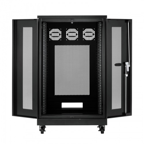 専用ROWEN 19インチ CP-SVN3690MBKN【19インチサーバーラック メッシュパネル仕様