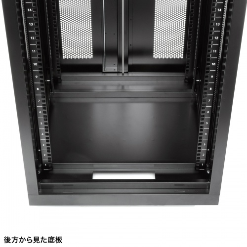 サーバーラック｜19インチマウント・24U・中型・メッシュ扉・放熱対応