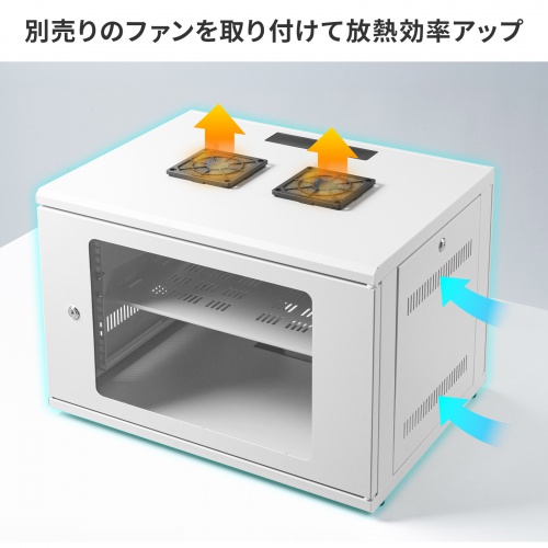 19インチラック（6U・壁掛け・卓上対応）