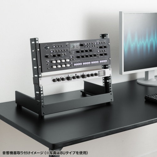 19インチマウントラック（12U・フレームタイプ・卓上用・サーバーラック・オーディオラック）