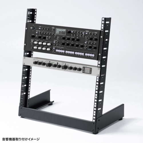 19インチマウントラック（12U・フレームタイプ・卓上用・サーバーラック・オーディオラック）