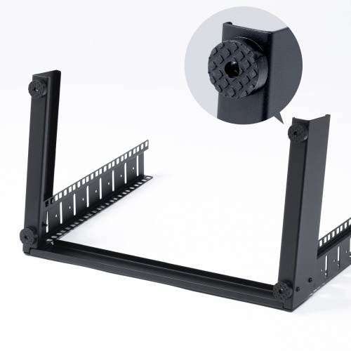 19インチマウントラック（8U・フレームタイプ・卓上用・サーバーラック・オーディオラック）