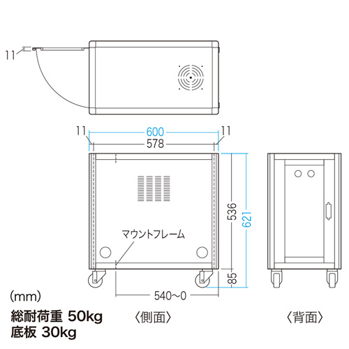 機器収納ボックス（19インチマウント・2U・LANハブ・HDD・鍵・床置き・壁掛け・セキュリティ）