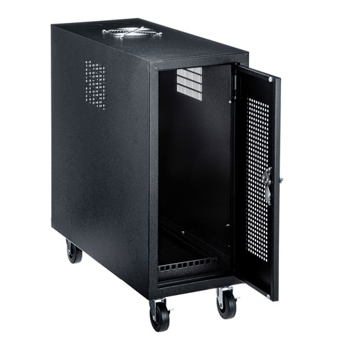 機器収納ボックス｜19インチマウント・2U・小型・鍵付き・床置き対応