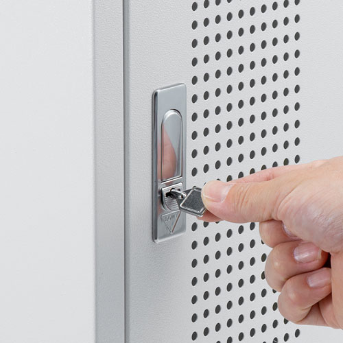 【アウトレット】機器収納ボックス｜19インチマウント・2U・小型・鍵付き・床置き対応