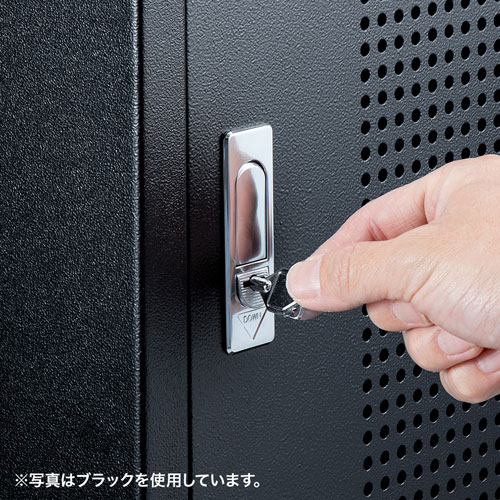 機器収納ボックス｜19インチマウント・4U・小型・鍵付き・床置き対応