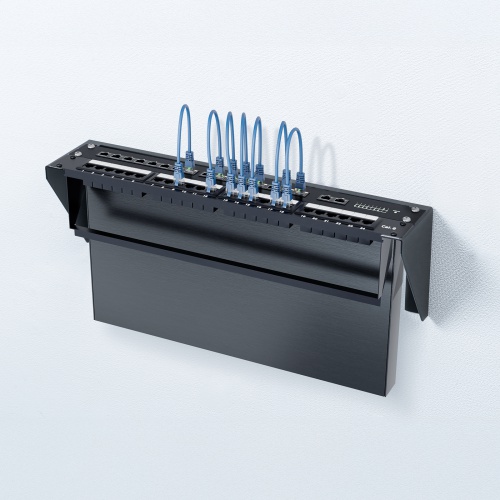 垂直19インチラックマウントブラケット（2U）