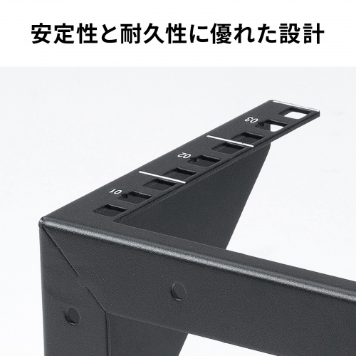 垂直19インチラックマウントブラケット（3U）